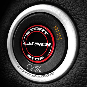 LAUNCH - Fits Dodge Challenger & Charger - Start Button Cover for Hellcat, SXT, Scat Pack, Redeye, Demon & More