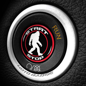 BIGFOOT - Fits Dodge Challenger & Charger - Start Button Cover for Hellcat, SXT, Scat Pack, Redeye, Demon & More
