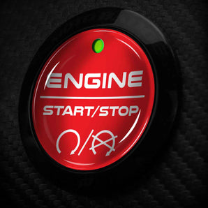 Engine Start Switch Overlay for Ford F Series Trucks - Push Start Button Cover for F150 F250 Super Duty and More