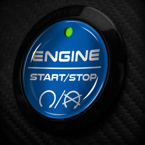 Engine Start Switch Overlay for Ford F Series Trucks - Push Start Button Cover for F150 F250 Super Duty and More