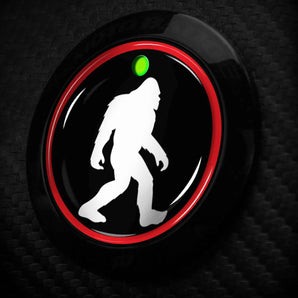 Sasquatch - Fits Ford F Series Trucks - Push Start Button Cover for F150 F250 Super Duty and More - Yeti Bigfoot