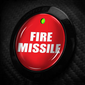 Fire MISSILE - Fits Ford F Series Trucks - Push Start Button Cover for F150 F250 Super Duty and More