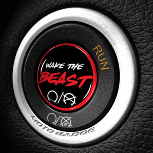 Wake the Beast - fits RAM Truck - Start Button Cover Laramie Longhorn TRX Rebel Bighorn Limited